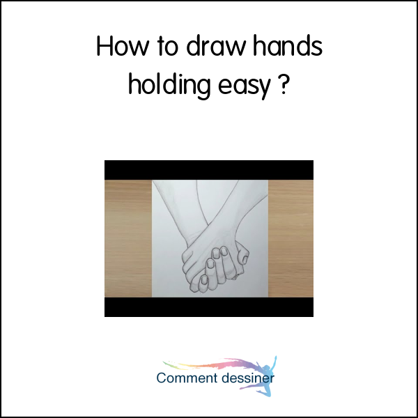How to draw hands holding easy